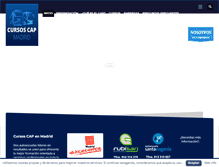 Tablet Screenshot of cursoscapmadrid.com